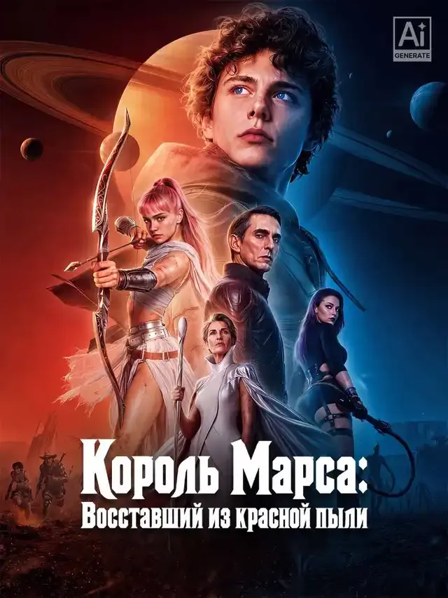 Обложка «Король Марса: Восставший из красной пыли»