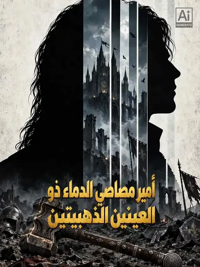 غلاف أمير مصاصي الدماء ذو العينين الذهبيتين