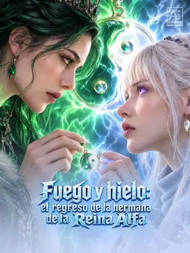 Portada de Fuego y hielo: el regreso de la hermana de la Reina Alfa