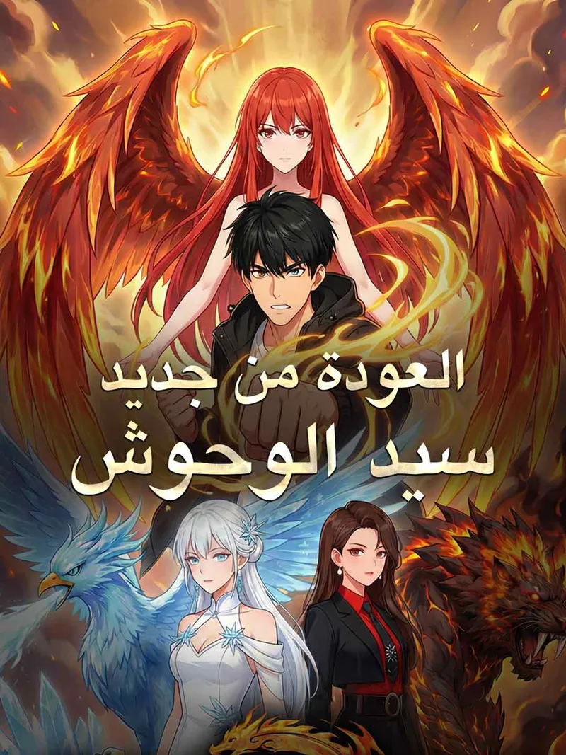 غلاف العودة من جديد سيد الوحوش