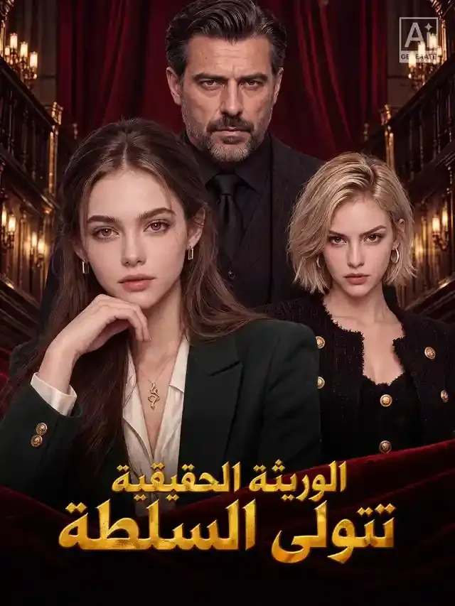 غلاف الوريثة الحقيقية تتولى السلطة