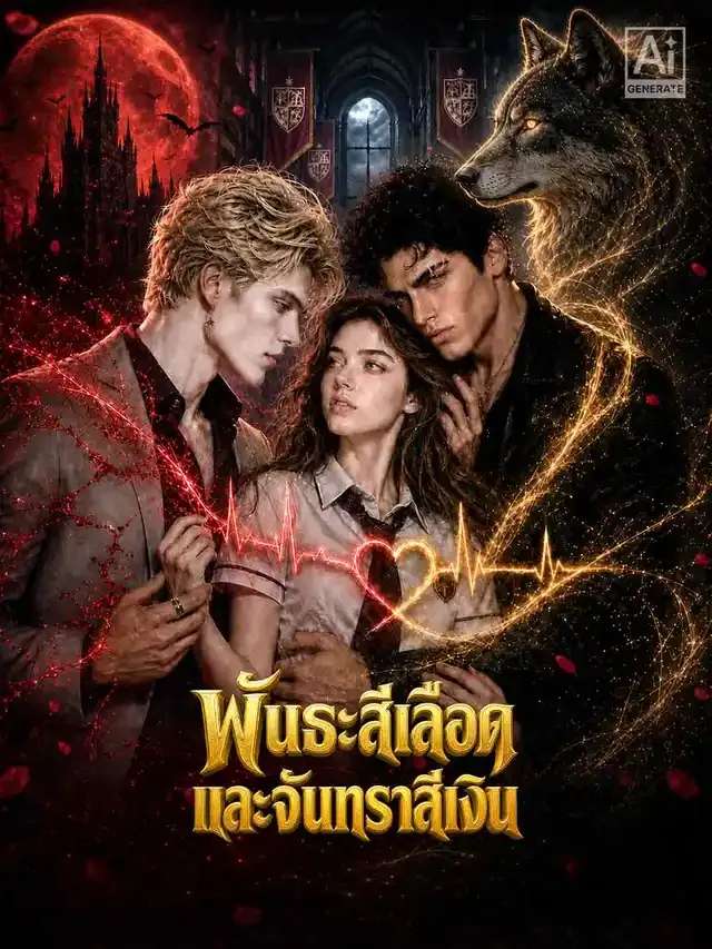 หน้าปกพันธะสีเลือดและจันทราสีเงิน