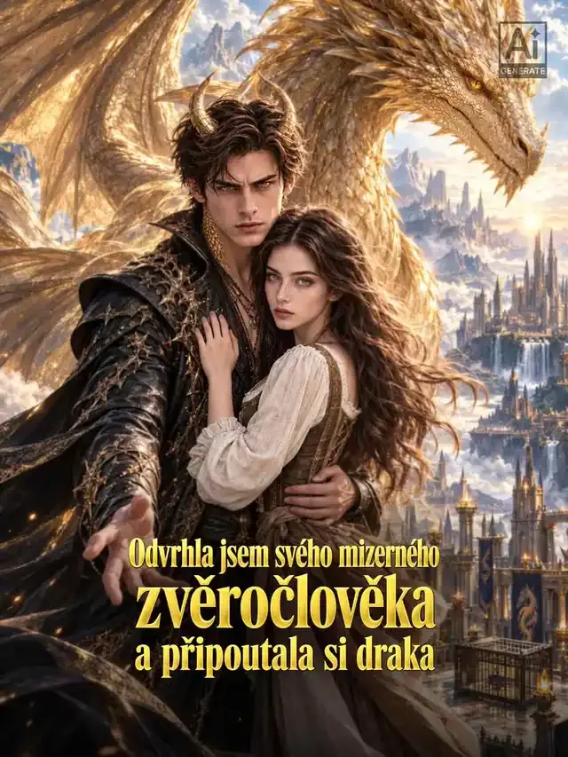 Obálka Odvrhla jsem svého mizerného zvěročlověka a připoutala si draka