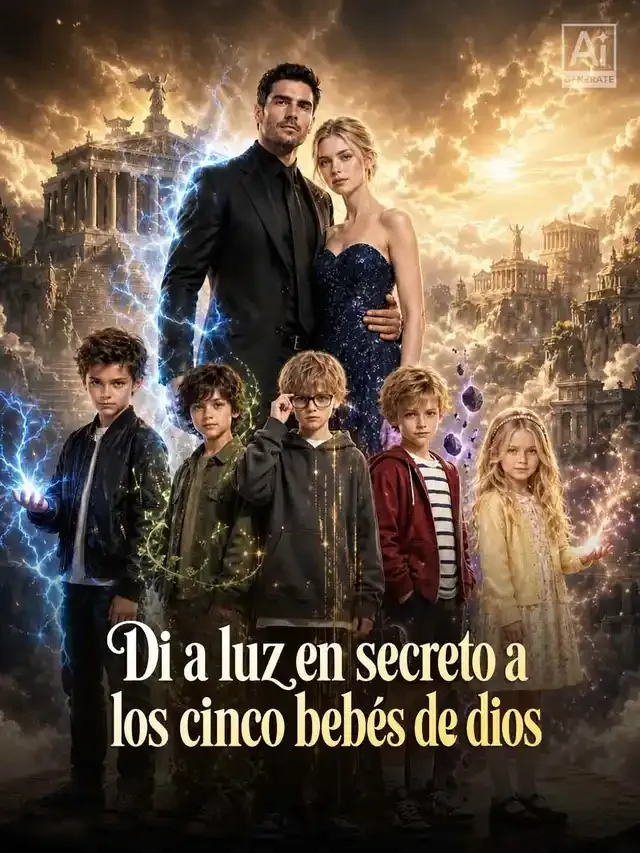 Portada de Di a luz en secreto a los cinco bebés de dios