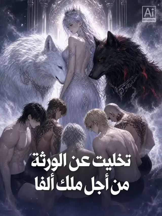 غلاف تخليت عن الورثة من أجل ملك ألفا