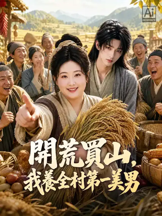 《開荒買山，我養全村第一美男》封面