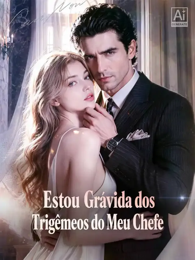 Capa de Estou Grávida dos Trigêmeos do Meu Chefe