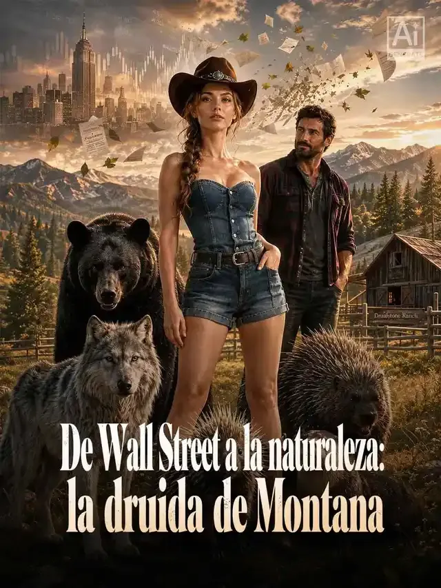 Portada de De Wall Street a la naturaleza: la druida de Montana