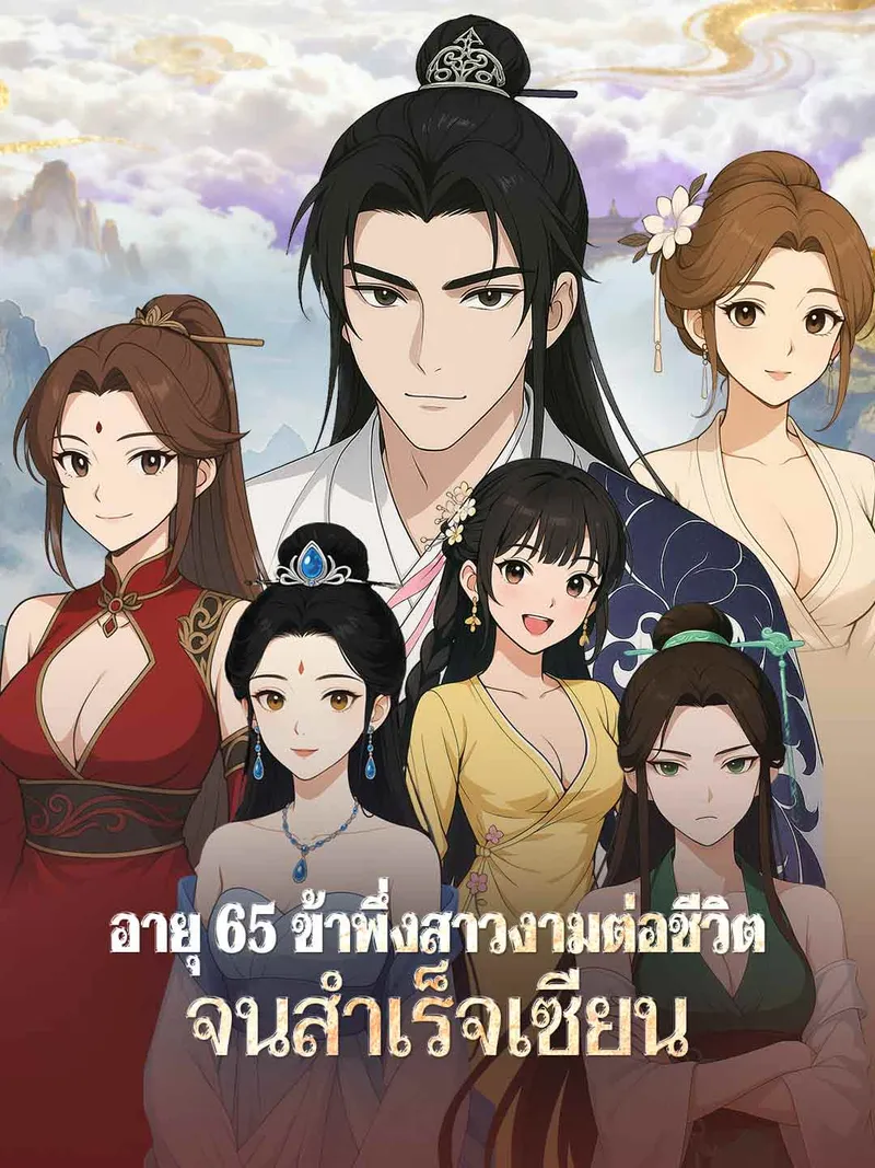 หน้าปกอายุ 65 ข้าพึ่งสาวงามต่อชีวิตจนสำเร็จเซียน