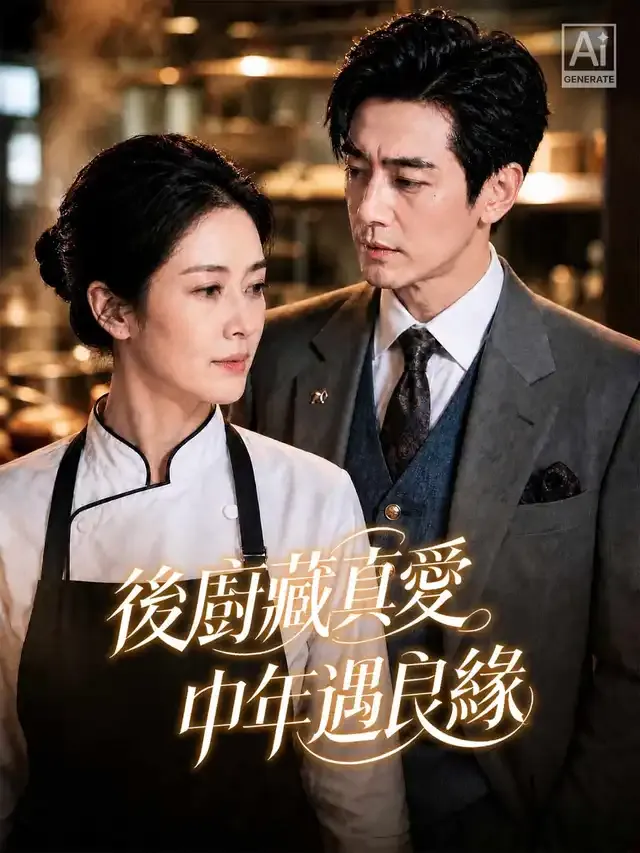 《後廚藏真愛，中年遇良緣》封面