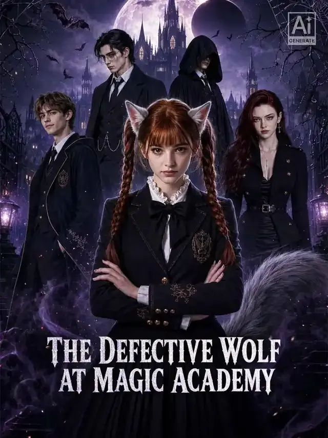 The Defective Wolf at Magic Academy cover