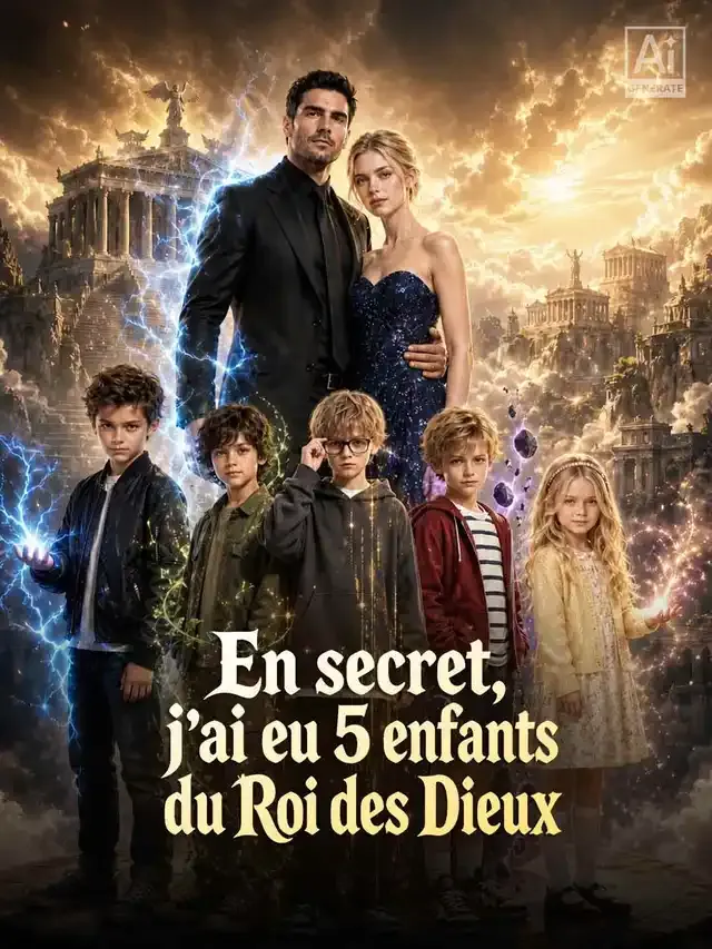 Couverture de En secret, j'ai eu 5 enfants du Roi des Dieux