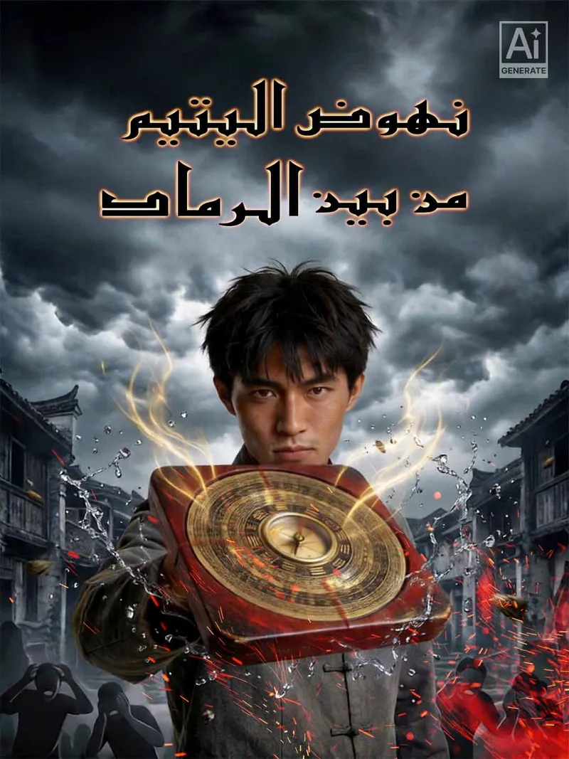 غلاف يتيم ينهض من الرماد
