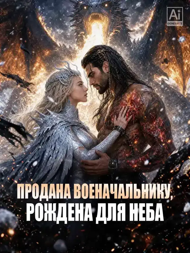 Обложка «Продана Военачальнику, рождена для Неба»