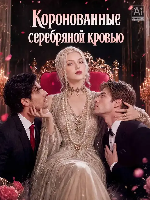 Обложка «Коронованные серебряной кровью»