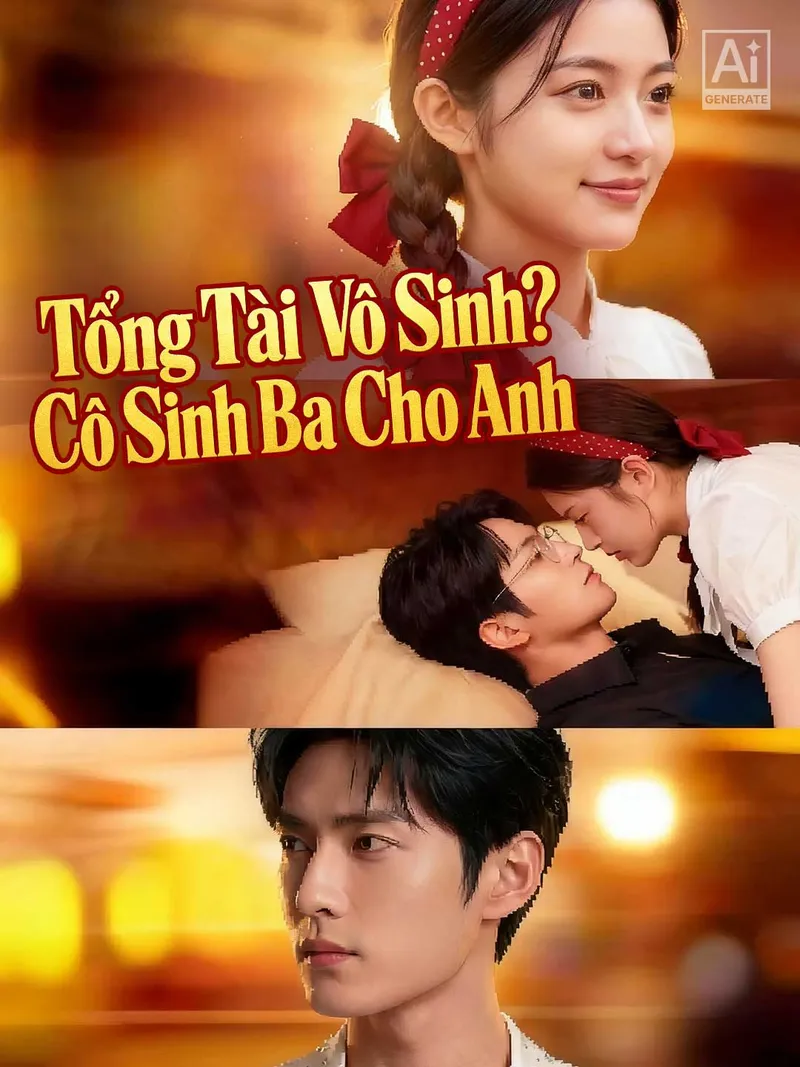 Ảnh bìa Tổng Tài Vô Sinh? Cô Sinh Ba Cho Anh