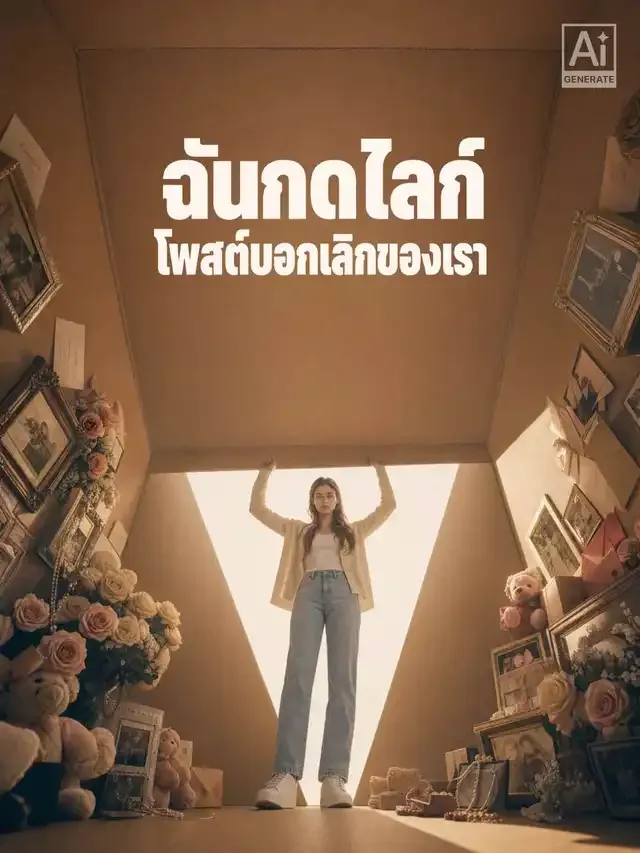 หน้าปกฉันกดไลก์โพสต์บอกเลิกของเรา