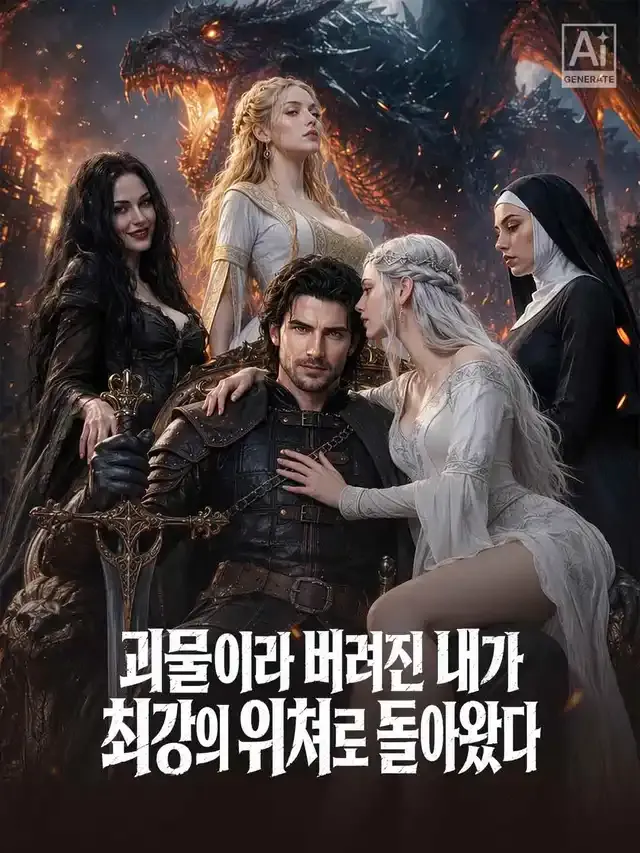 괴물이라 버려진 내가 최강의 위쳐로 돌아왔다 표지