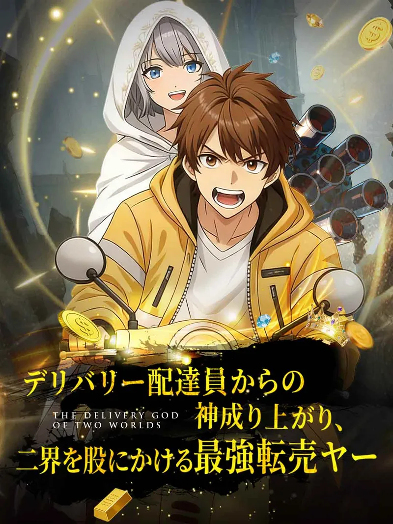 「デリバリー配達員からの神成り上がり、二界を股にかける最強転売ヤー」のカバー画像