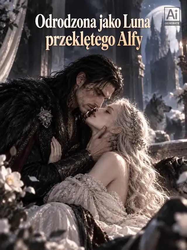 Okładka Odrodzona jako Luna przeklętego Alfy