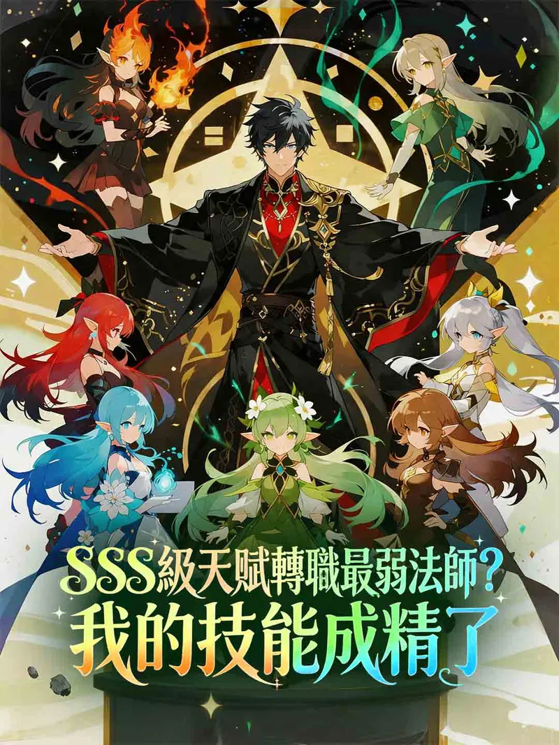 《SSS級天賦轉職最弱法師？我的技能成精了》封面