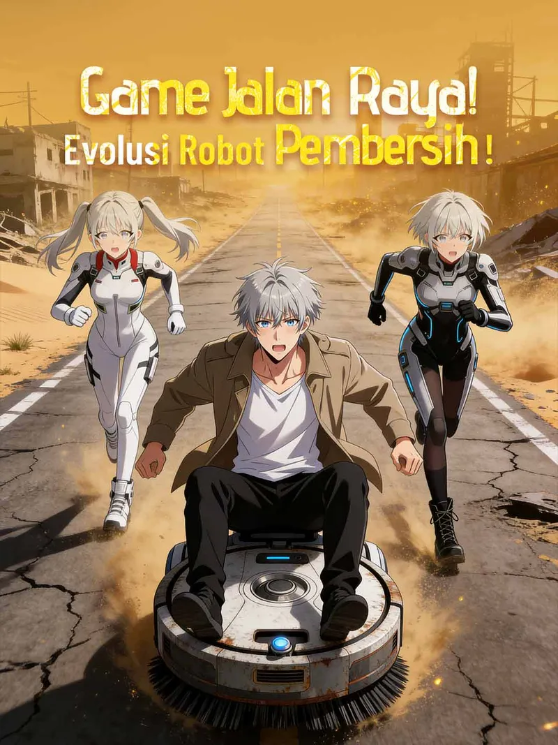 Sampul Game Jalan Raya! Evolusi Robot Pembersih!