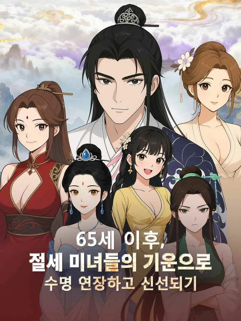 65세 이후, 절세 미녀들의 기운으로 수명 연장하고 신선되기 표지