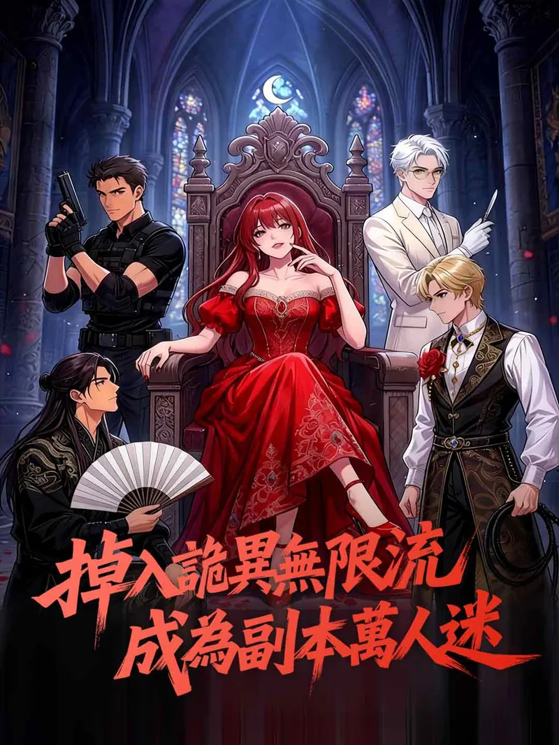 《掉入詭異無限流，成為副本萬人迷》封面