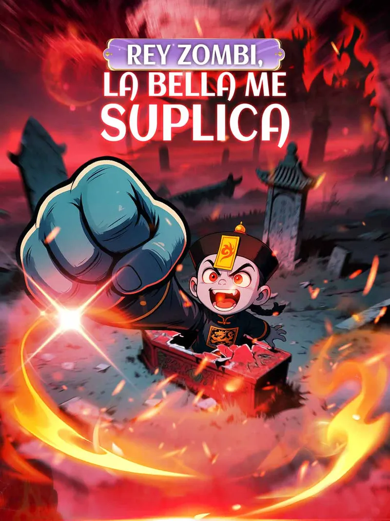 Portada de Rey zombi, la bella me suplica