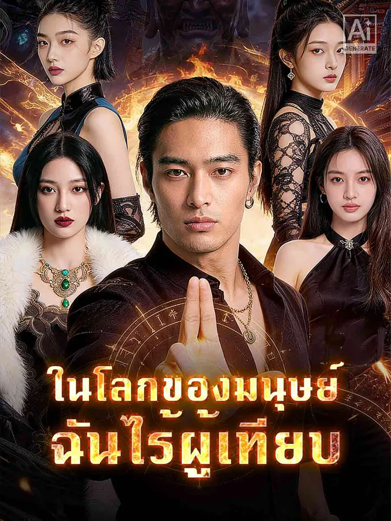 หน้าปก(พากย์) ในโลกของมนุษย์ฉันไร้ผู้เทียบ