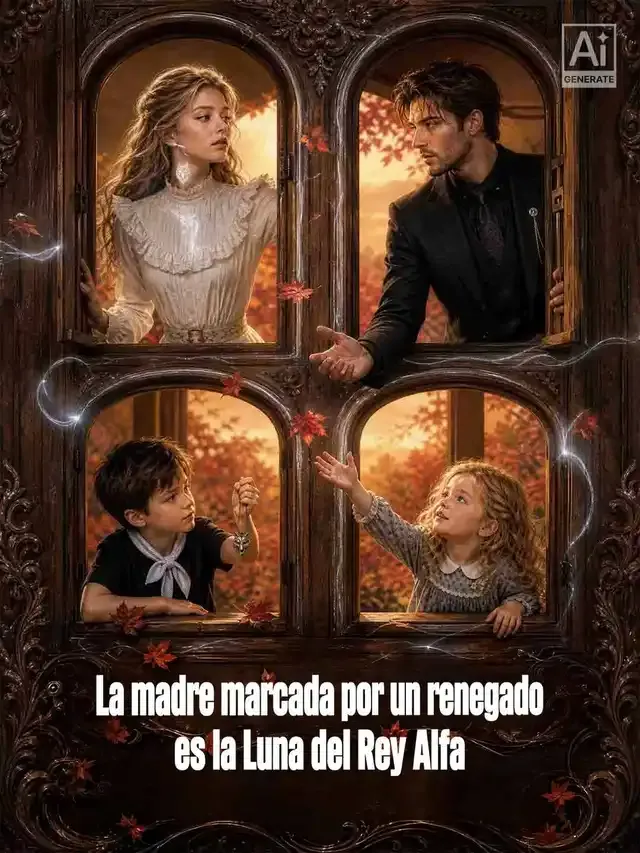 Portada de La madre marcada por un renegado es la Luna del Rey Alfa