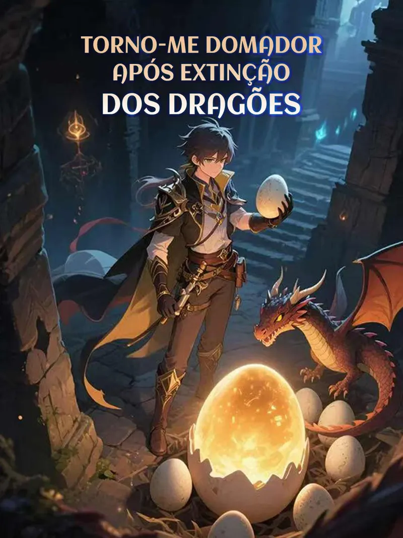 Capa de Torno-me domador após extinção dos dragões