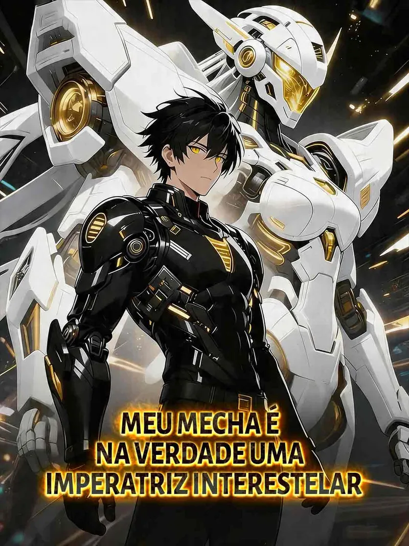 Capa de Meu mecha é na verdade uma imperatriz interestelar
