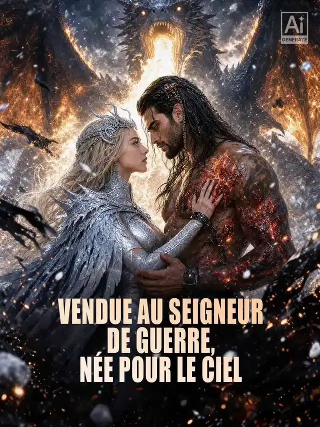 Couverture de Vendue au Seigneur de guerre, Née pour le Ciel