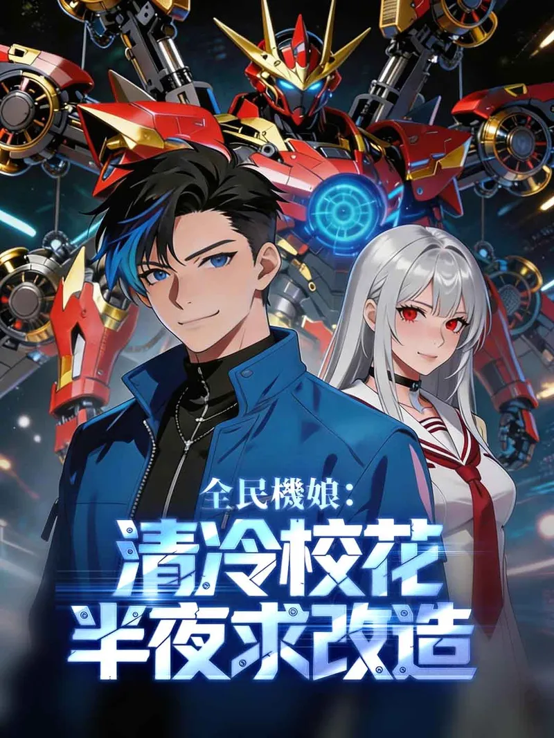 《全民機娘：清冷校花半夜求改造》封面