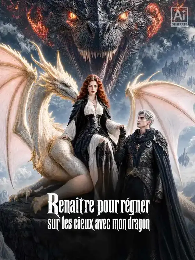 Couverture de Renaître pour régner sur les cieux avec mon dragon