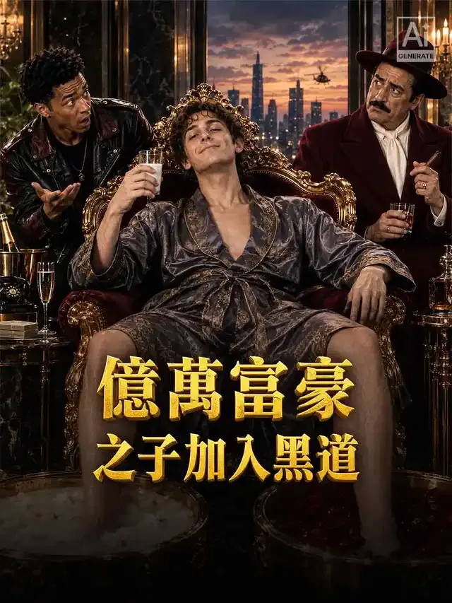 《億萬富豪之子加入黑道》封面