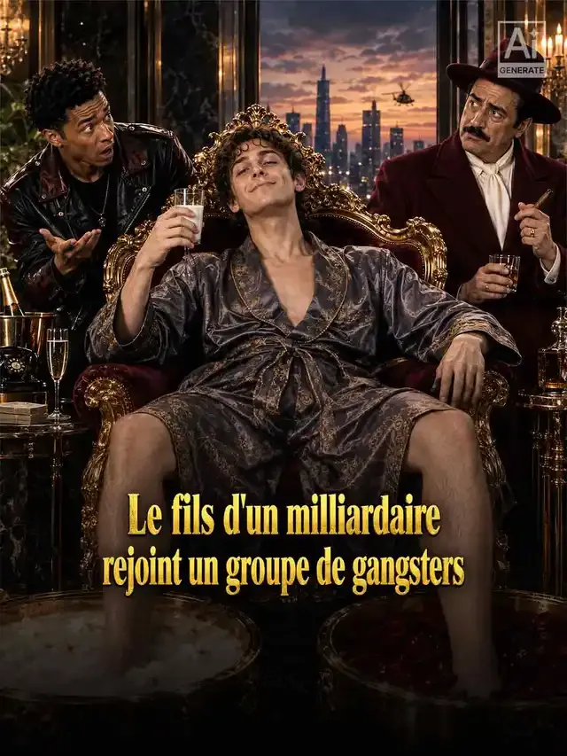 Couverture de Le fils d'un milliardaire rejoint un groupe de gangsters