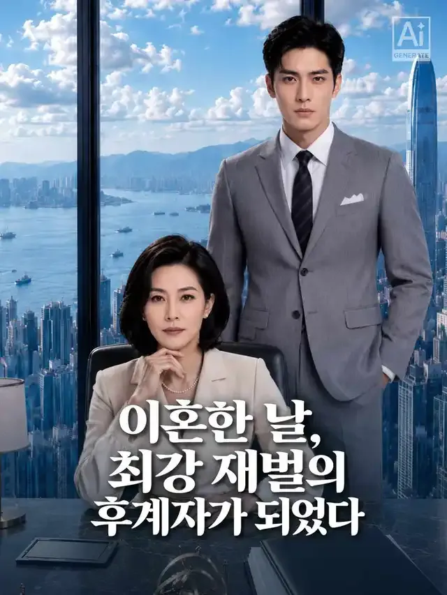 이혼한 날, 최강 재벌의 후계자가 되었다 표지