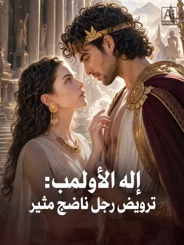 غلاف إله الأولمب: ترويض رجل ناضج مثير