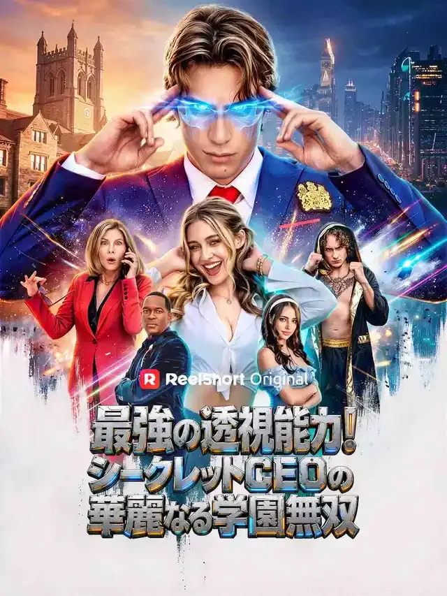 「最強の透視能力！シークレットCEOの華麗なる学園無双」のカバー画像