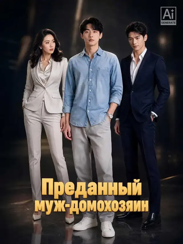 Обложка «Преданный муж-домохозяин»