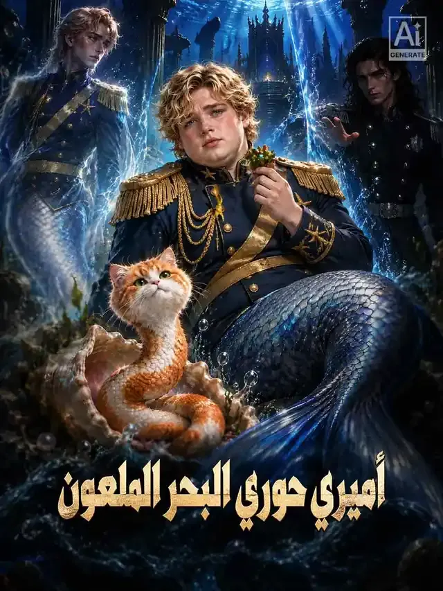 غلاف أميري حوري البحر الملعون