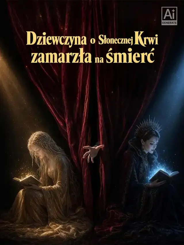 Okładka Dziewczyna o Słonecznej Krwi zamarzła na śmierć