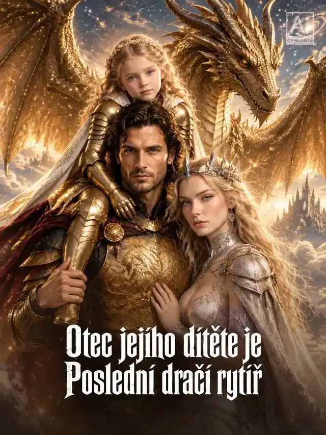 Obálka Otec jejího dítěte je Poslední dračí rytíř