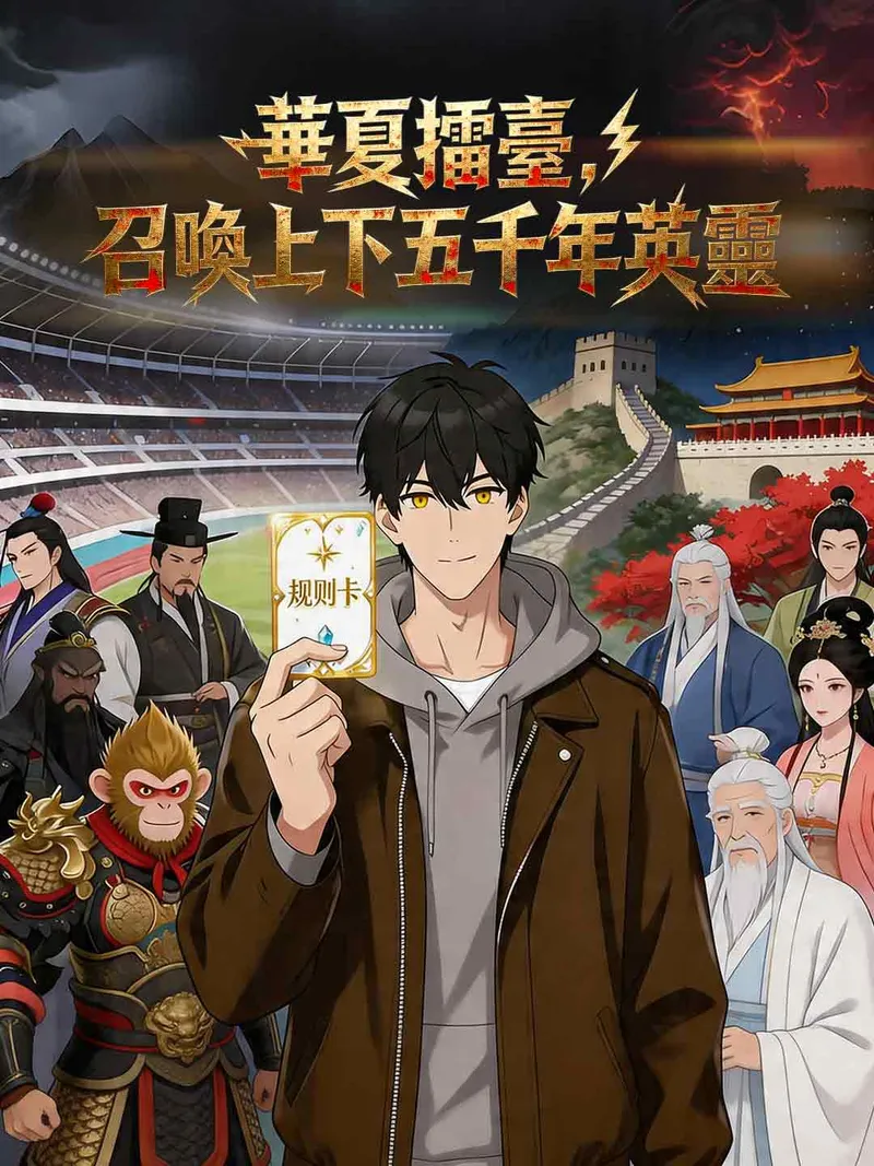 《華夏擂臺，召喚上下五千年英靈》封面
