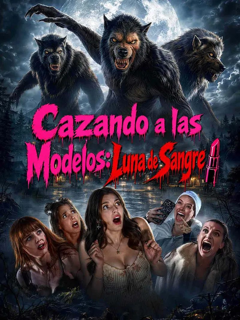 Portada de Cazando a las modelos: Luna de sangre
