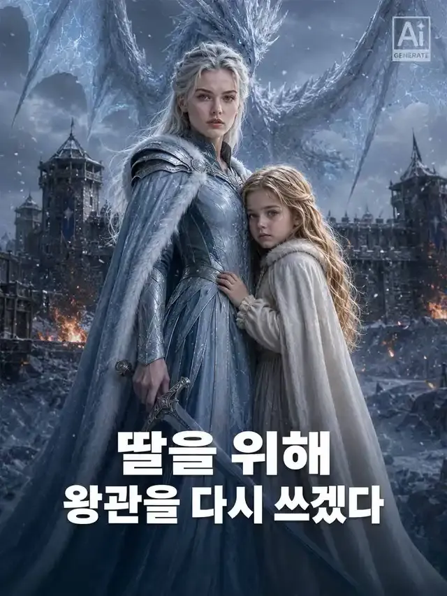 딸을 위해 왕관을 다시 쓰겠다 표지