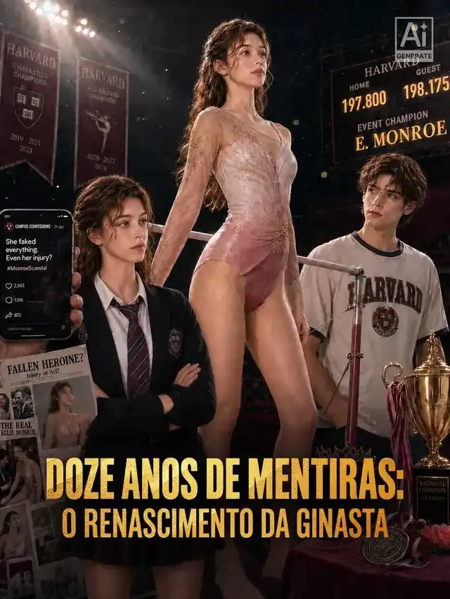 Capa de Doze Anos de Mentiras: O Renascimento da Ginasta