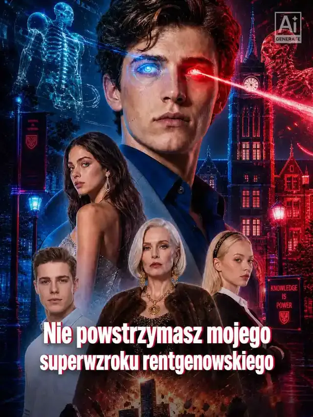 Okładka Nie powstrzymasz mojego superwzroku rentgenowskiego